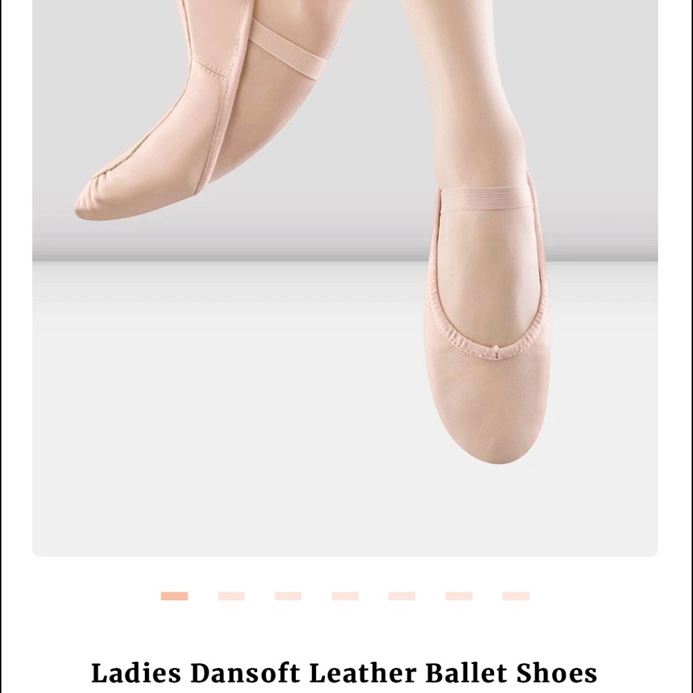 Bloch Ballet Flats in Light Pink